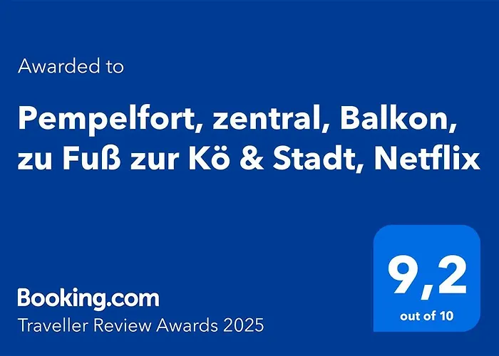 公寓 Pempelfort, Zentral, Balkon, Zu Fuss Zur Koe & Stadt, Netflix 杜塞尔多夫